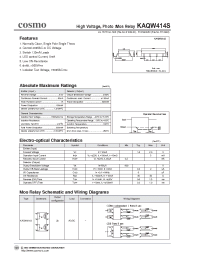 Datasheet KAQW414 manufacturer Неопределенные